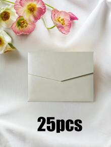 25pcs Tri-Fold Blank Pocket Wedding Invitation Envelopes, DIY Multipurpose Craft Paper Envelopes Suitable For Letters, Postcards, Wedding Invitations, Elegant Folding Invitation Envelopes With Pocket - Perfect For Weddings, Birthday Events 5*7 Inch Invitations, Pocket Invitations, Customizable Invitations, Best Gifts, Wedding Decorations, Home Decor, Room Decor, Party Favors, Bridal - Multicolor - View 13