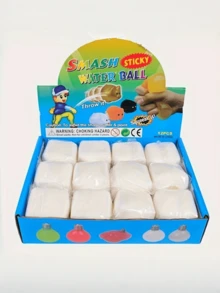 1个/3个可塑形慢回弹软萌豆腐玩具，创意逼真豆腐挤压减压玩具，生日/圣诞节/派对礼品 - 白色 - 查看 8