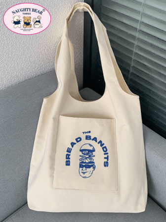 Fashionable Simple All-Match Cartoon Printed Canvas Bag School Bag,Large Capacity,Lightweight,Portable,Luggage Strap Design, Suitable For Teen Girls Women College Students, Perfect For Back To School,College,Middle School, High School,Work , Business, Commute, Literary School Bag & Book Bag For Women Or Students, Perfect For Books, Shopping, Back To School And More