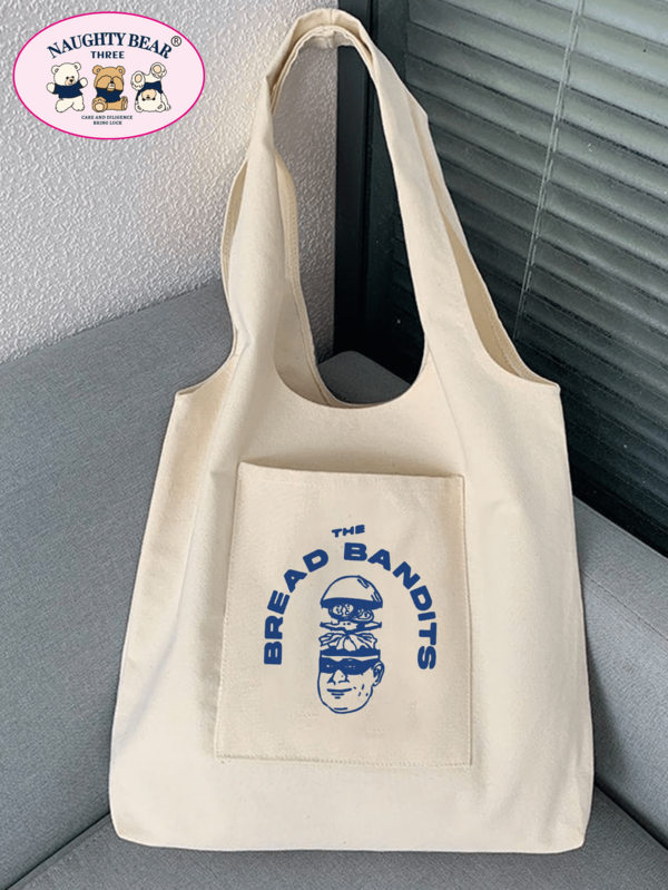 Fashionable Simple All-Match Cartoon Printed Canvas Bag School Bag,Large Capacity,Lightweight,Portable,Luggage Strap Design, Suitable For Teen Girls Women College Students, Perfect For Back To School,College,Middle School, High School,Work , Business, Commute, Literary School Bag & Book Bag For Women Or Students, Perfect For Books, Shopping, Back To School And More