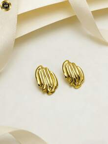 The New European-Style Golden Fashion Is Popular. The Elegant And Fashionable Personalized Women's Earrings With Advanced Design Features A Sense Of Line. They Are Suitable For Wearing On Festivals, As Birthday Gifts, And Can Be Paired With Various Styles Of Clothing. Valentine's Day, Valentine's Day, Charm Pulseras, - Multicolor - View 4