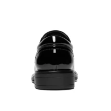 Boy's Dress Shoes Slip-On Loafer Wedding Shoes Versatile Lightweight Casual Flat Shoes For Children, Suitable For Everyday Wear In All Seasons - 黑色亮皮 - 查看 9