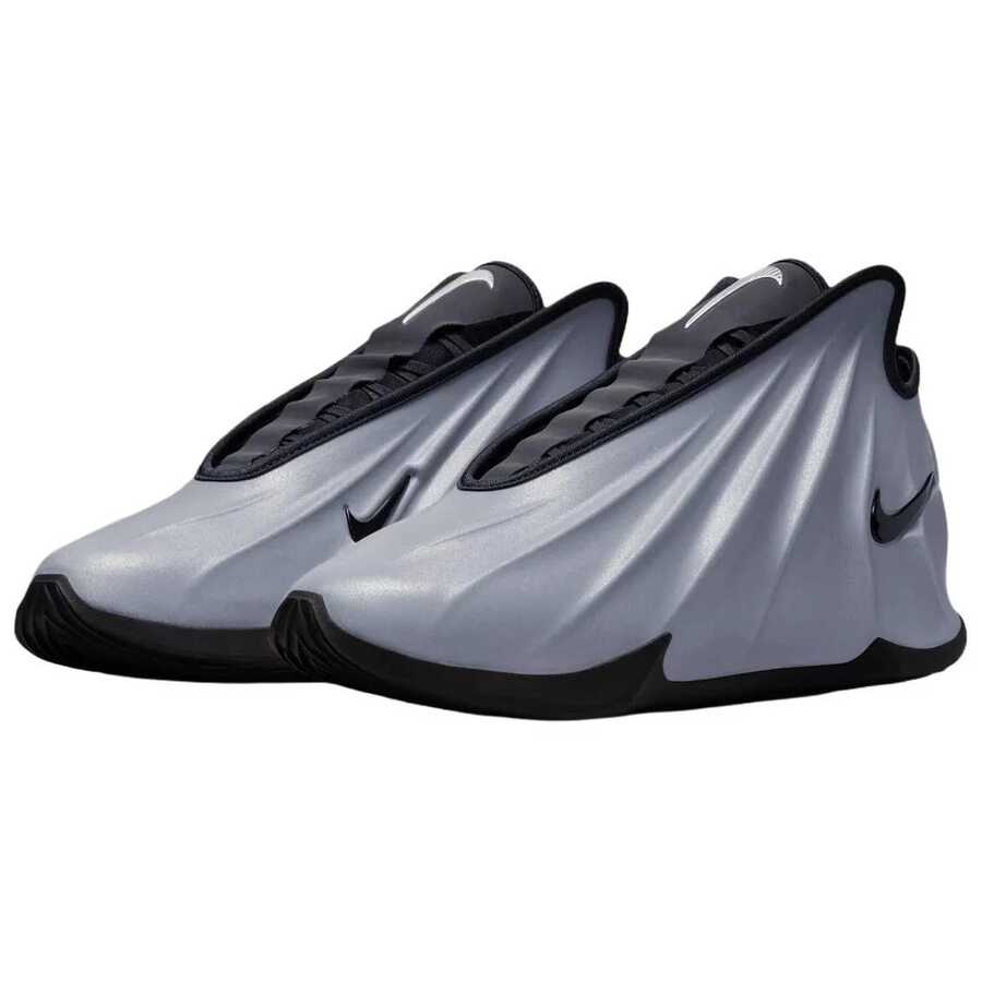 Nike G.T. Future EP Metallic Silver Basketball Shoes Men's Shoes Retro Basketball Shoes - Xám - Xem 1