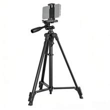 57-Inch 141cm Travel Digital Camera Tripod Professional Iron Mobile Phone Stand, With Quick Board, Suitable For SLR Cameras, Fishing Lights