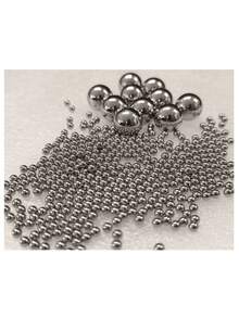 50颗优质无瑕疵6毫米弹弓钢珠，实心不锈钢圆形轴承球，适用于弹弓 - 銀色 - 查看 6