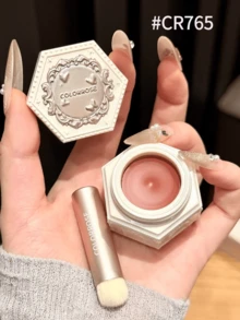 COLORROSE Phấn má dạng kem, dùng được cả má và môi, kèm cọ tán màu, kết cấu mềm mịn như bánh pudding gạo nếp, son môi lì mịn như nhung, lên màu chuẩn, lâu trôi, nhẹ nhàng, son môi dạng lỏng, mượt mà, bền màu, trang điểm hàng ngày. - CR765 - Xem 6