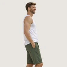 Men's Bermuda Jeans Twill Shorts Men's Jeans - xanh quân đội - Xem 6