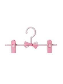 New Adjustable Non-Slip Children's Pants Hanger, Seamless Expandable Clothes Drying Rack, Household Baby Clothing Hanger, Popular Maternal & Child Supplies, Holiday Gift, Valentine's Day Heart-Shaped Gift - Pink - View 6