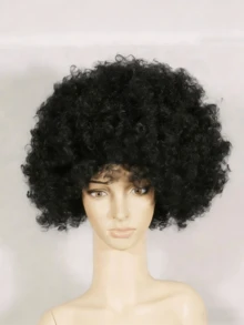 1pc 70g Colorful Party Supplies Holiday Multicolor Wig, Funny Clown Afro Wig, Fragrant Carnival Costume Wig For Christmas, New Year Party, Graduation, Mother's Day, Father's Day Gifts - Multicolor - View 12