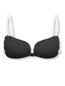 YIYANG 2/1 Pair Adhesive Strapless Push-Up Bra, Invisible Backless Sticky Bra, Seamless Bra For Dresses & Gowns, Mango-Shaped Bra, Lingerie & Pasties - Multicolor - View 27