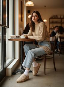 Adidas Originals CAMPUS 00s Comfortable And Versatile Closed-Toe Slippers For Women, Beige