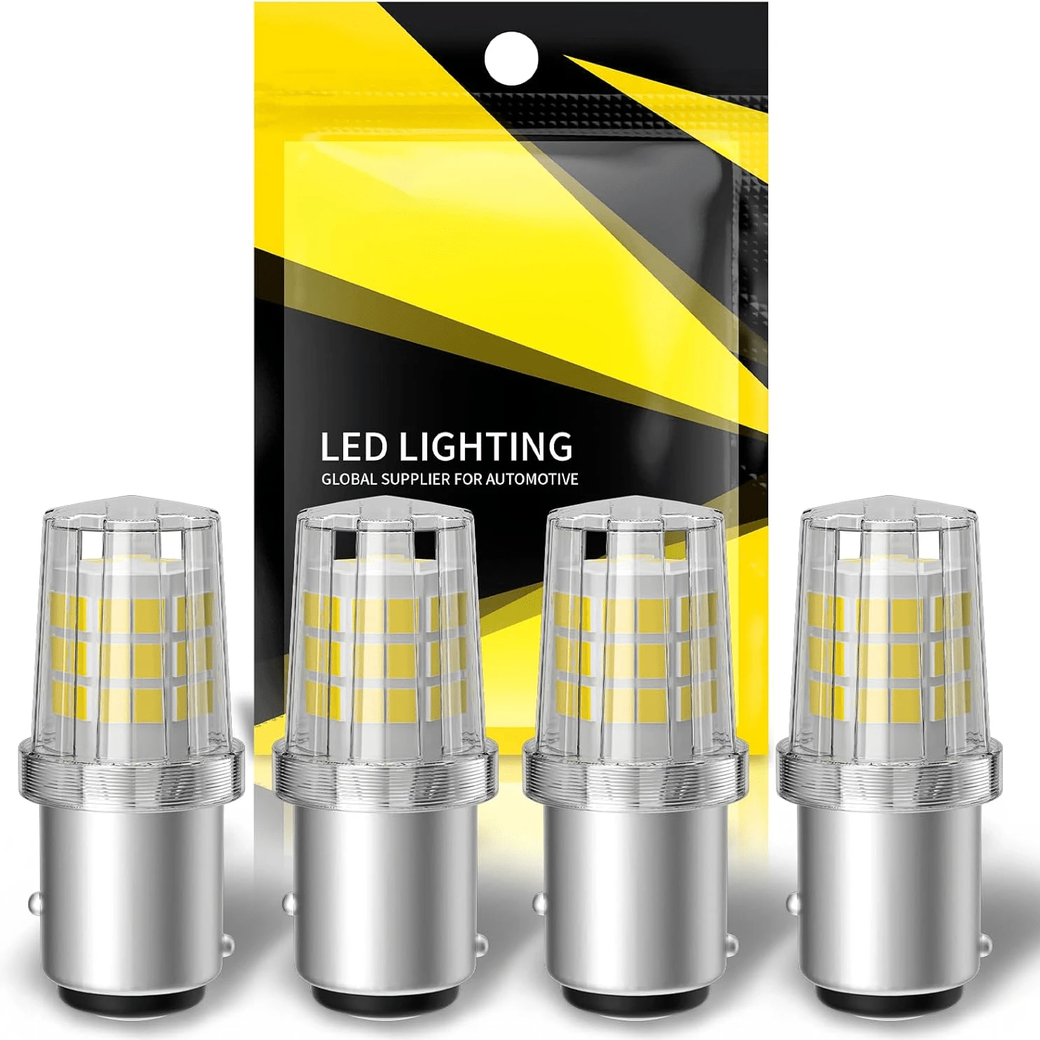 4Pcs 1156 LED Bulb White, Super Bright 12V, 7506 BA15S P21W 1141 1003 1383 Replacement For Car,Pickup Truck,RV,Camper,Trailer,Backup,Reverse,Brake Lights