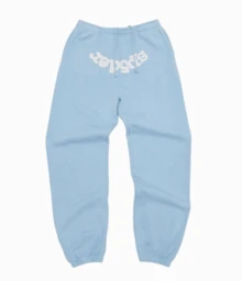 SP5DER Spider Worldwide Tracksuit Hoodie Set Cobweb Spider Style, Letter Print, Hip Hop Hoodie Set,Long Sleeve Fashion Sweatshirt, Hoodie Pant Casual Tracksuit Long Sleeve Athletic Suit, Couple MatchingDesign, Designed For Both Men And Women.Sportswear Set - Light Blue/pants - 查看 5