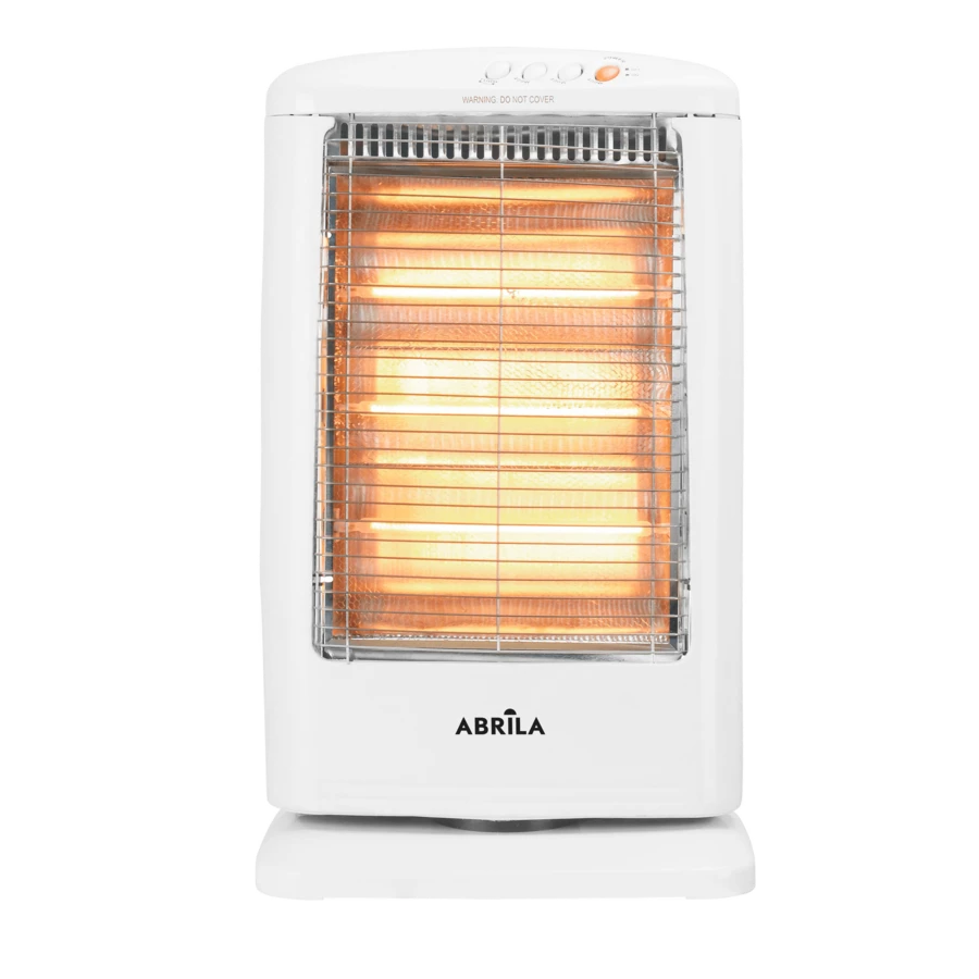 Avant Abrila Electric Heater 1200W White 3-Pot Oscillating 3-Element Anti-Tip, Handle 55x33x23cm Guaranteed First Quality - White - View 1