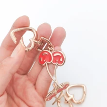 1Pc/2Pcs Bag Extender Chain Purse Strap Extenders Purse Extender Chain Replacement Accessories For Handbag Purse Shoulder Bag Crossbody Travel Essentials Cherry Holiday Essential - Red - View 4