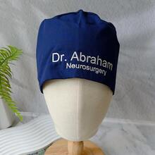 Personalized Name Scrub Cap, Embroidered Text Surgical Cap, Custom Doctor Scrub Cap, Orthopedic Surgeon Cap, Medical Apparel, Nurse Gift, Customized - Multicolor - View 6
