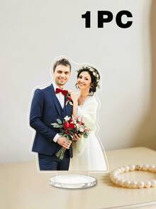 Custom Acrylic Photo Stands, Including Wedding Photo Stands And Family Stands, Can Be Printed With Your Favorite Wedding Photos, Couple Photos, Or Pet Photos To Showcase Personality. With A Double-Sided Design And A Delicate, Compact Size, They Are An Ideal Gift For Friends And Family - Multicolor - View 14