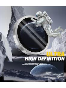 XINHONGYU 3pcs Silver Metal Camera Lens Protector Rings, Perfectly Fit, Circular Rear Camera Lens Film, Compatible With IPhone 17 Pro Max/17 Air/16 Pro Max/16 Pro/16 Plus/16/16E/15/14/13 Mini/12/11 Series - Silver - View 6