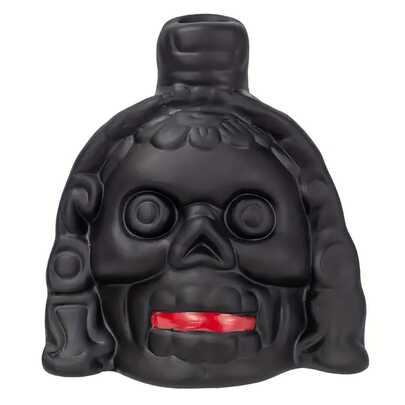 死亡哨 - 恐怖尖叫声 - 手工陶瓷骷髅哨，适用于万圣节、文化活动、化装舞会、收藏、礼物、恶作剧、减压玩具