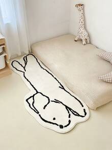 1 قطعة سجادة صناعية من الصوف السميك 10 مم ، 1000 جرام/م2 ، بشكل غير متماثل على شكل كلب صغير ، سجادة ناعمة وفاخرة ، حصيرة غير انزلاقية وقابلة للغسيل للغرفة النوم أو غرفة المعيشة أو المكتب أو الحمام - متعدد الألوان - مشاهدة 14