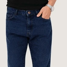 Men's Balloon Jeans, Baggy Wide Leg, Streetwear, Stonewashed, Graphite Gray, Casual Fashion - 深藍色 - 查看 10