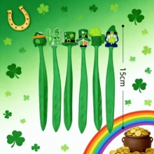 12pcs/24pcs Cartoon Patrick Series Erasers, High-Quality Large Hole Design, Clean & Smudge-Free, Suitable For Students, Classroom Rewards, Holidays, Gifts, Office Supplies - Patrick's Skin Randomly Distributed - View 4