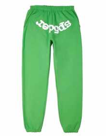 SP5DER Spider Worldwide Tracksuit Hoodie Set Cobweb Spider Style, Letter Print, Hip Hop Hoodie Set,Long Sleeve Fashion Sweatshirt, Hoodie Pant Casual Tracksuit Long Sleeve Athletic Suit, Couple MatchingDesign, Designed For Both Men And Women.Sportswear Set - Green/pants - 查看 3