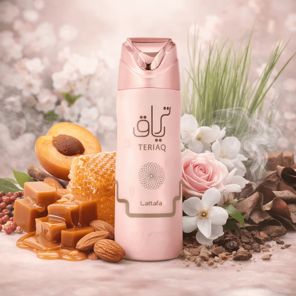 LATTAFA TERIAQ 200ML Perfumed Spray For Women - Sweet Oriental Gourmand Caramel Honey Vanilla Fragrance - Sweet - View 1