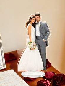 Custom Acrylic Photo Stands, Including Wedding Photo Stands And Family Stands, Can Be Printed With Your Favorite Wedding Photos, Couple Photos, Or Pet Photos To Showcase Personality. With A Double-Sided Design And A Delicate, Compact Size, They Are An Ideal Gift For Friends And Family - Multicolor - View 8