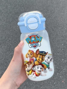Paw Patrol 汪汪队立大功 17 盎司塑料水瓶，大容量双吸管饮水杯，便携式户外运动水瓶，适用于各种场景，防漏防摔。 - 彩色 - 查看 9