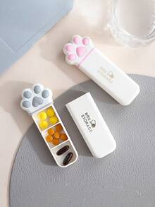 1 Peça Mini Caixa de Armazenamento de Pílulas Portátil e À Prova d'Água, Frasco de Pílulas Compacto & Mini Caixa de Pílulas de Metal com Chaveiro, Adequado para Camping ao Ar Livre & Viagens, Material de Alumínio Anodizado Durável - Multicolorido - Visão 9
