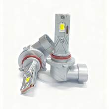 YERBW 1:1 卤素灯泡 LED 大灯 H1 H3 H4 H7 H11 9005 无风扇车灯 12V-24V 35W 高功率高流明 适用于所有车辆