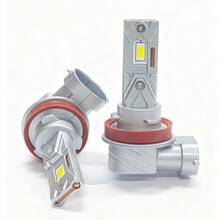 YERBW 1:1 卤素灯泡 LED 大灯 H1 H3 H4 H7 H11 9005 无风扇车灯 12V-24V 35W 高功率高流明 适用于所有车辆