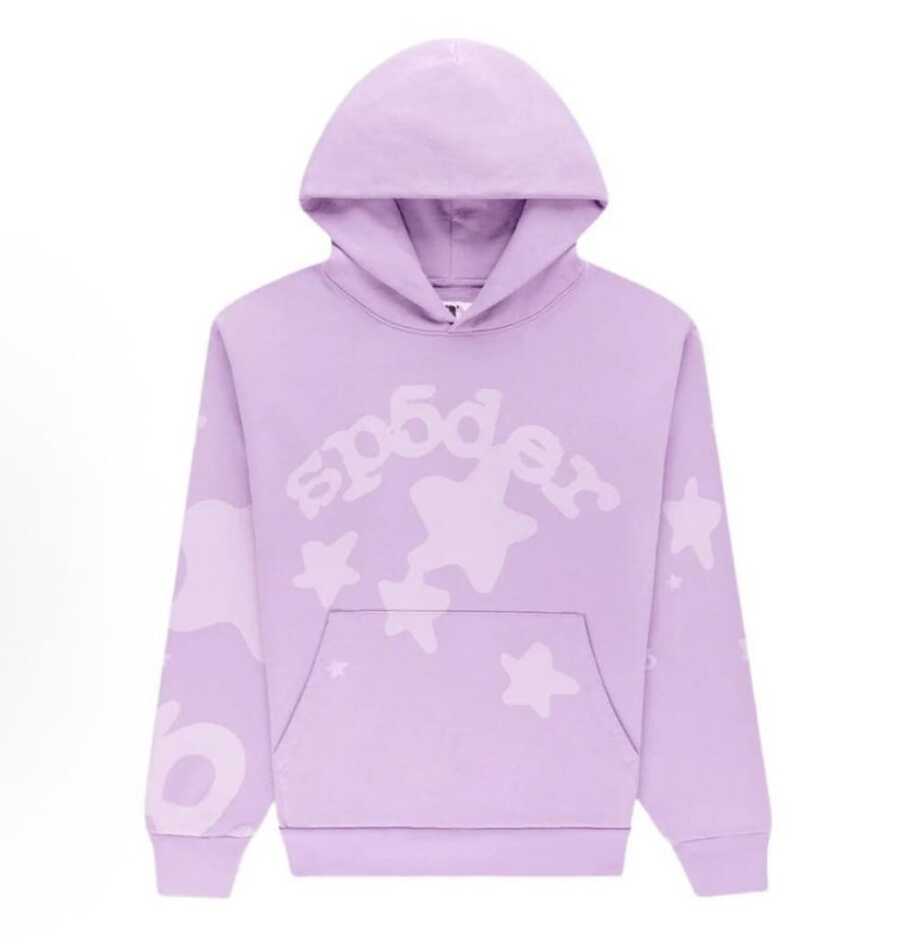 SP5DER Spider Worldwide Tracksuit Foamed Letters Graphic Hoodies Vintage Printed Hoodie Sweatshirt Casual Oversized Long Sleeve Streetwear Hooded Pullover Streetwear Hoodies, Hooded Neck, Long Sleeve, Foamed Letters, Drop Shoulder, Loose Fit, Kangaroo Pocket, Drawstring Hoodie, Casual Pullover Sweatshirts. Easy To Wear With Leggings, Pants, Jeans, Skirts, Trousers, Etc.The Graphic Vintage Sweatshirts For Women Is A Great Choice For Daily Wear, Casual Wear, Streetwalk, City Walk, Weekends, Home Wear And So On,Suitable For Parties, Dating, Shopping, Office, Vacation, Friends Gatherings, Daily Home Life, Outdoor Activities - Mauve Purple - View 1