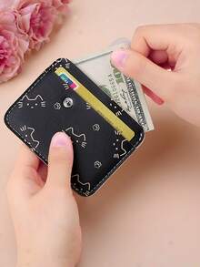 Ultra-Thin Compact Bank Card/ID Card/Driver's License Wallet, Minimalist Lightweight Multi-Card Holder - Pink - View 4