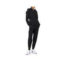 Nike WINDRUNNER Sportswear Tech Fleece 純色拼接連帽字母印花長袖夾克 女款 - 黑色 - 查看 5