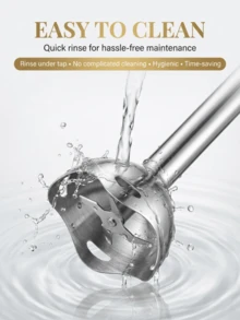 SOKANY 这款强劲的电动搅拌机是一款便携式手持搅拌机，功率达400瓦，具备两种搅拌速度和一个涡轮增压模式。它配备304不锈钢刀片，符合人体工程学的设计，非常适合制作汤、冰沙、果泥和果汁。 - 黑色 - 查看 10