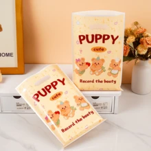 100pcs Party Gift Packaging Bags, Cute Cartoon Pattern Tote Bags, High-End Jewelry Gift Bags, Holiday Gift Bags, Reusable Flat Mouthed Tote Bags, And Small Gift Bags. Suitable For Holiday, Wedding, Birthday, And Party Gift Packaging Bags. - Multicolor - View 6