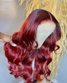 30 36 Inches 99J Invisible Strap 360 Full Lace Wig Human Hair Pre Plucked Body Wave 250 Density Burgundy Body Lace Frontal Wig Full Frontal Wigs Human Hair 13x6 13x4 HD Lace Front Wigs Human Hair Pre Plucked Human Hair Lace Wig Glueless Body Wave Frontal Wigs Human Hair For Women With Baby Hair 99J Color - S99J - Xem 10