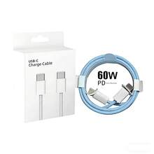 USB-C To USB-C Charging Cable,3.3 6.6 Feet, Type-C To Type-C Fast Charging Cable, Compatible With IPhone 17/16/15/15 Pro/15 Pro Max/15 Plus/IPad Pro/Air 5/,Galaxy S25/S24/S23, Honor, OPPO, Vivo, OnePlus Phones - Multicolor - View 8