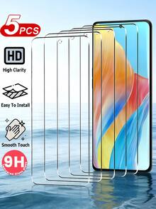 5 Piezas de Protector de Pantalla de Vidrio Templado Cristal Transparente Compatible con Xiaomi 15T/Poco/Note 15 Cobertura Completa Dureza 9H Anti-Huellas Dactilares - transparente - Ver 10