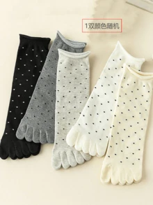 Vớ chấm bi cho nữ, vớ mỏng thoáng khí đa năng, vớ cổ cuộn dễ thương cho phái nữ, mùa hè. - Nhiều màu - Xem 12