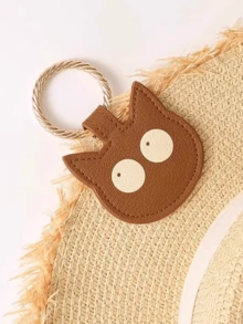 Clip magnético para sombrero con forma de gato, elegante y adorable. Gancho de viaje, accesorio de almacenamiento portátil, dije para bolso de mujer, colgante de mochila de cuero sintético. Se puede colgar en bolsos de hombro, bolsos cruzados o llaves para asegurar sombreros de paja, gorras de béisbol, bufandas y tarjetas. Para la oficina, el transporte, las vacaciones, el campamento, las compras, las fiestas. Un regalo adecuado para cumpleaños, San Valentín, Ramadán. - Multicolor - Ver 2