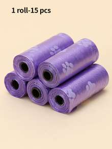 750/600/450/300/150pcs Pack Purple Pet Waste Bags, Portable, Cleaning Type, Suitable For Car Trash Can, Small Trash Can, Replaceable Trash Bag Liner, Pet Poop Bags, Leak-Proof Pet Waste Bags, Suitable For Outdoor Walking Dogs, Smart Outdoor Pet Waste Bags. Applicable To Security, Industry, Municipal Services, Healthcare, Institutions And Other Occasions. - Purple - View 8