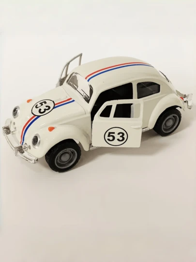 1 pieza Modelo de coche de juguete vintage a escala 1:38, diseño de doble puerta, adecuado para coleccionistas y cumpleaños de niños, regalo perfecto, decoración del hogar