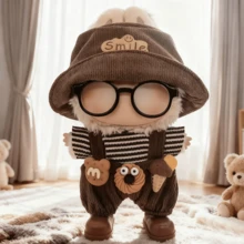 Ropa de muñeca de 17 cm para Labubu, sombrero de cubo lindo, accesorios de muñeca, conjuntos de ropa, accesorios para Labobo, adecuado para muñecas de 1ra/2da/3ra generación, regalos de cumpleaños y regalos festivos (sin muñeca) - Multicolor - Ver 3