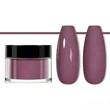 10克/盒 Y2K 丙烯酸浸粉指甲油，纯闪粉浸粉指甲油，适合家用美甲沙龙浸粉美甲设计，速干浸粉 - 彩色 - 查看 10