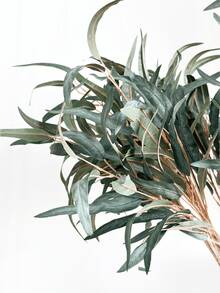 1/2/3 件装 95 厘米仿真柳叶植物，带桉树叶，适用于墙面、客厅、卧室、婚礼、派对装饰、桌面摆件、家居、桌面装饰、厨房、婚礼、餐桌摆件、中心装饰品、办公室、花园、户外、房屋、庭院装饰，适合春、夏、秋、冬四季。 - 綠色 - 查看 4