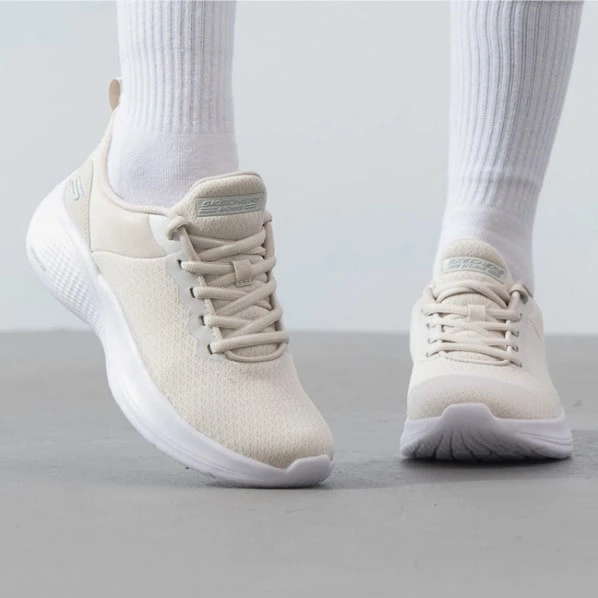 Skechers New Women's Cushioned Fitness Shoes Casual Thick-Soled Dad Shoes - Apricot - View 1