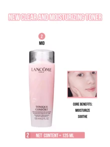 Lancôme 兰蔻舒缓保湿爽肤水，有400毫升、125毫升和50毫升旅行装可选，升级配方温和补水，深层滋养干燥肌肤，舒缓肌肤刺激和敏感，强化肌肤屏障，轻盈乳状质地快速吸收，适合日常使用、办公和旅行携带，是高端保湿舒缓护肤的理想之选。 - 蘭蔻清瀅保濕柔膚水 粉水 - 查看 13